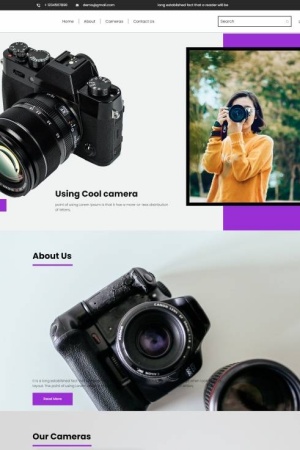 照相機(jī)數(shù)碼設(shè)備在線網(wǎng)站模板-Toy模板網(wǎng)編號(hào)5474